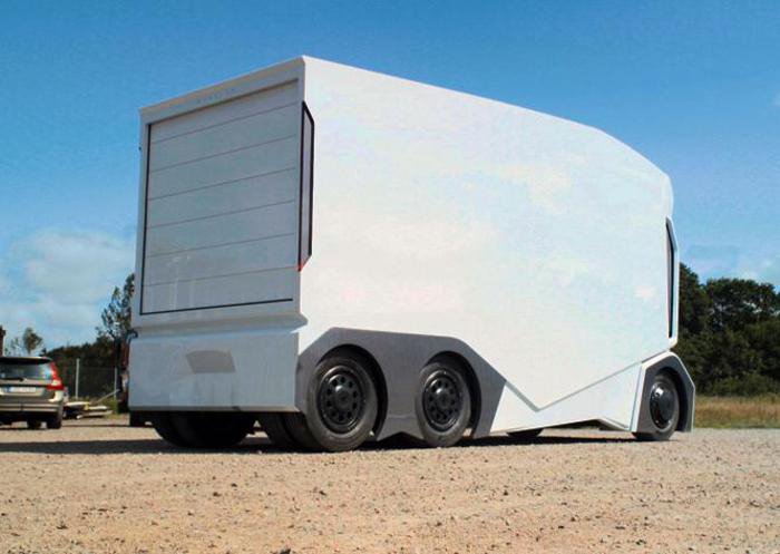 einride t-pod camion truck driverless elettrico