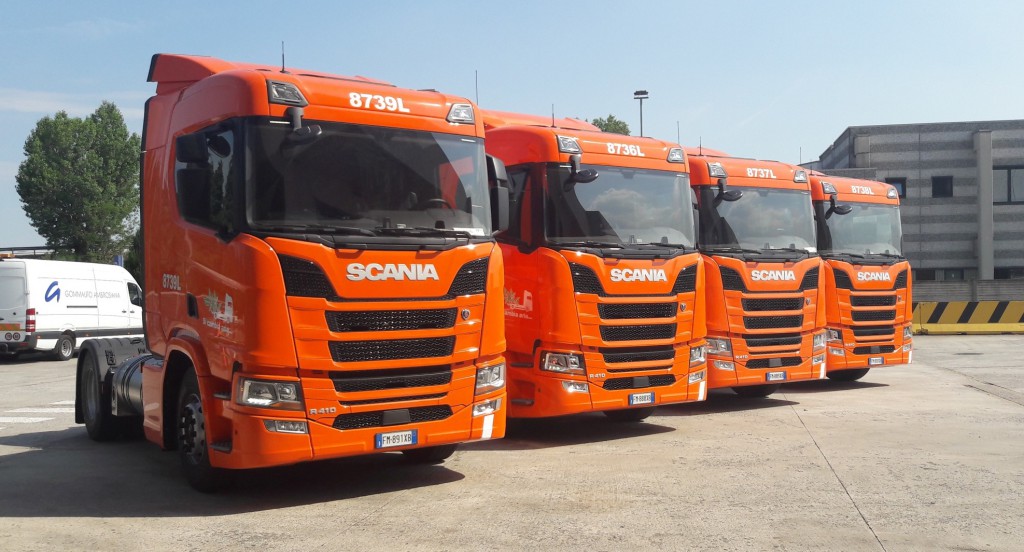Nuovi veicoli Scania a LNG