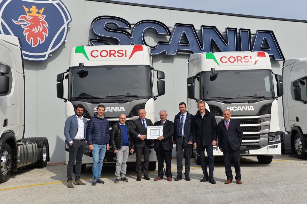 Scania, 50 nuovi R500 nella flotta della veronese Corsi S.p.a.
