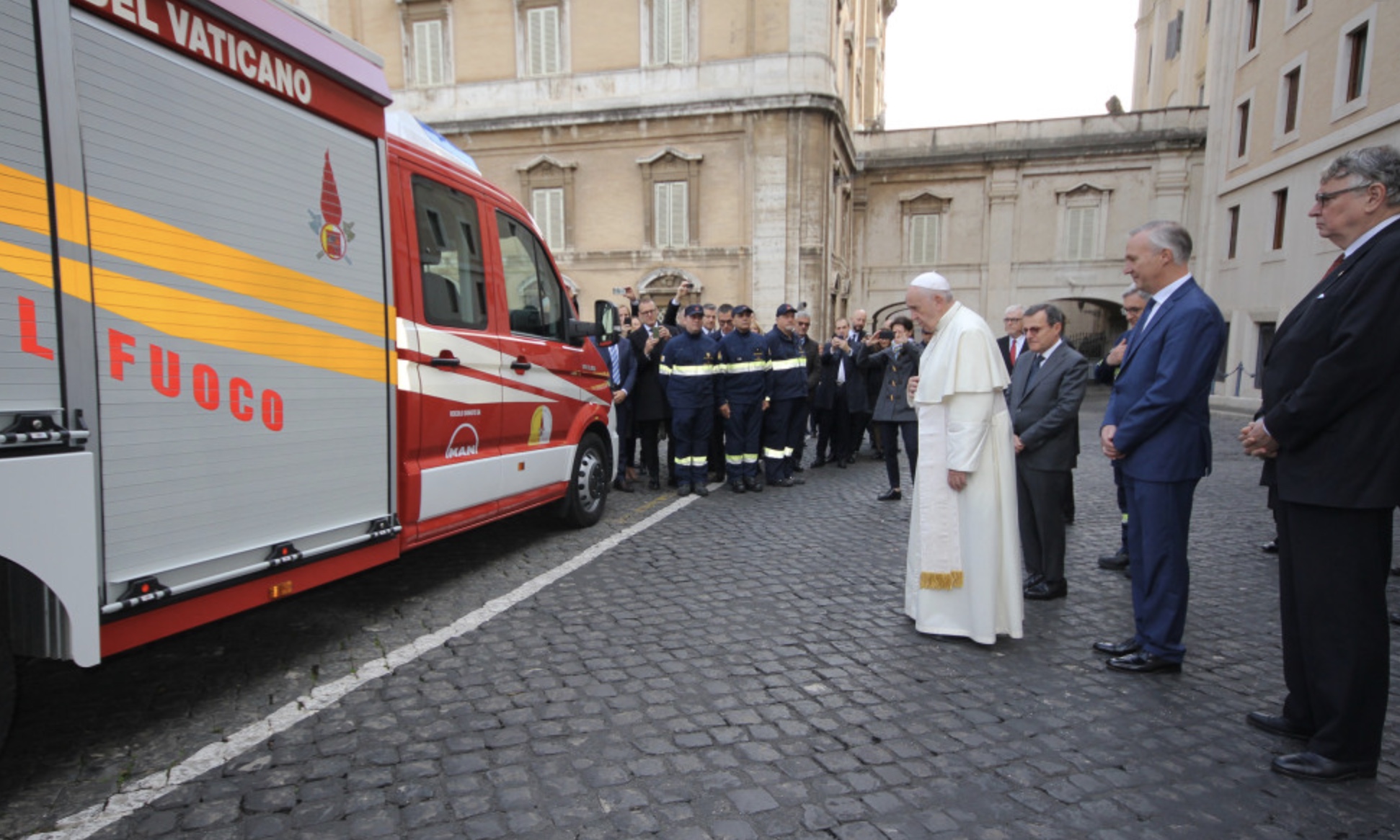 Un nuovo MAN TGE per i Vigili del Fuoco della Città del Vaticano